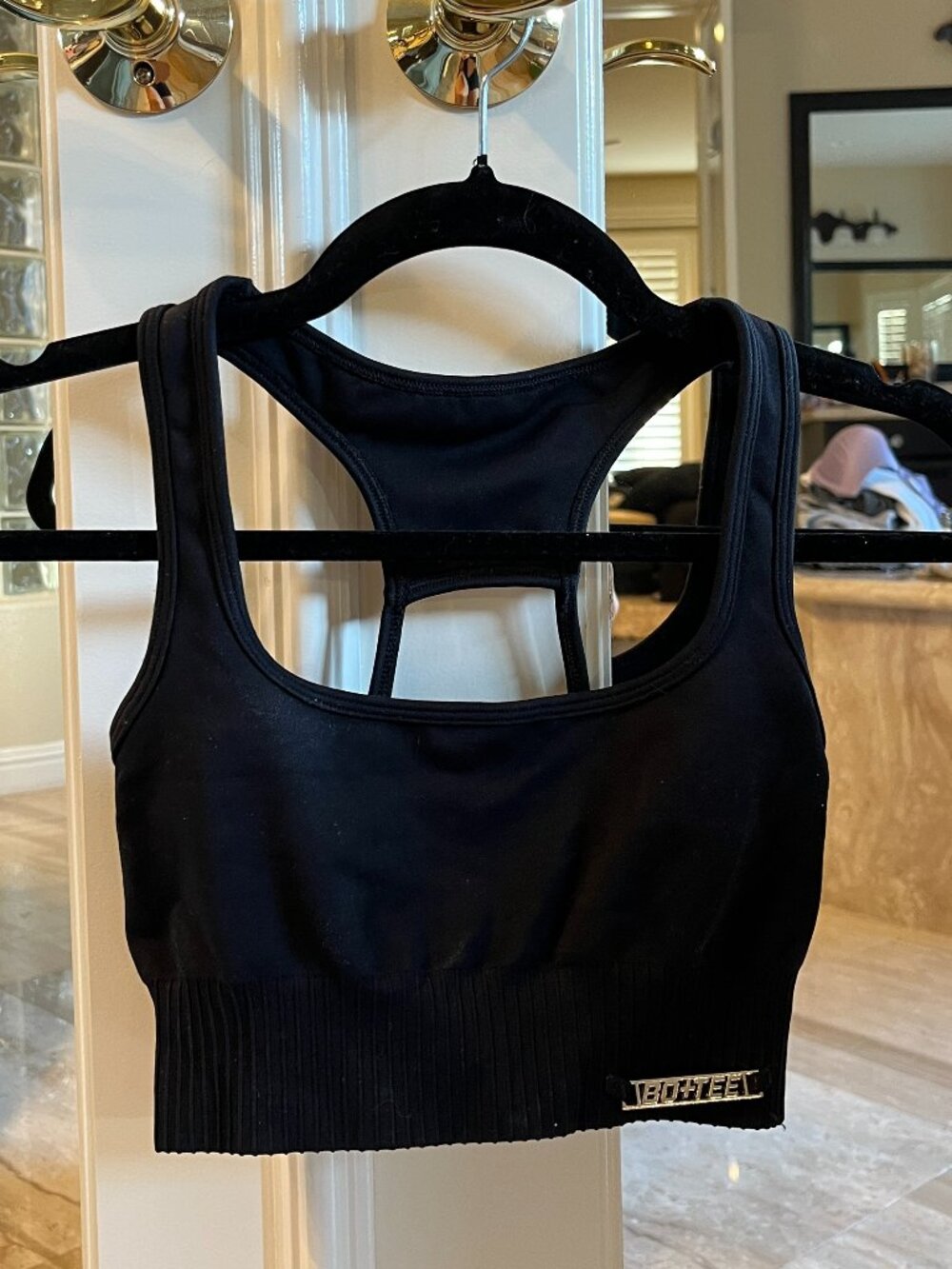 Bo + Tee / Oh Polly Black Sports Bra